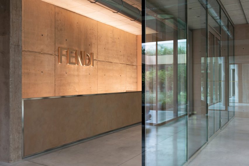 Interior of the Fendi factory by Piuarch