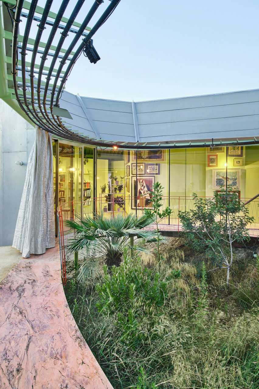Plants and trees in Rambla Climate-House by Andrés Jaque, Office for Political Innovation and Miguel Mesa del Castillo