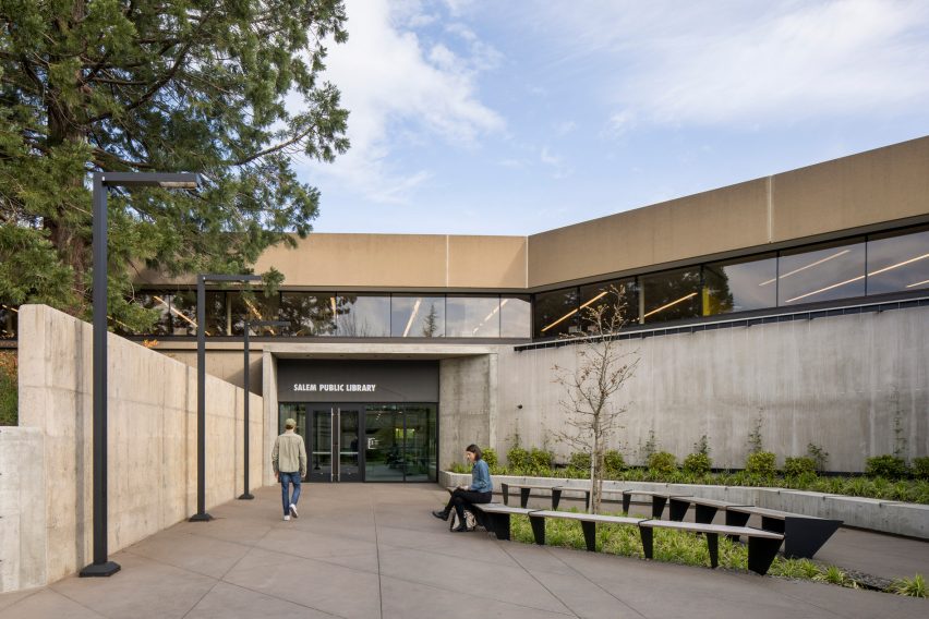 Library renovation in Salem by Hacker Architects