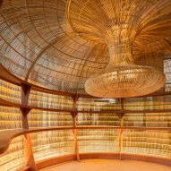 Gallery and rattan installation by Enter Projects Asia
