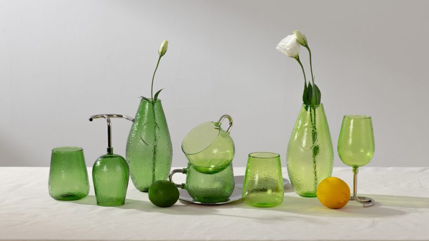 Slowly Rising glassware collection by Tickle Quo