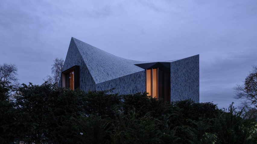 Mecanoo's tiled house in Netherlands