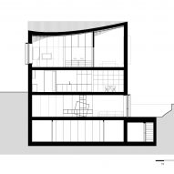 Section of Villa BW by Mecanoo
