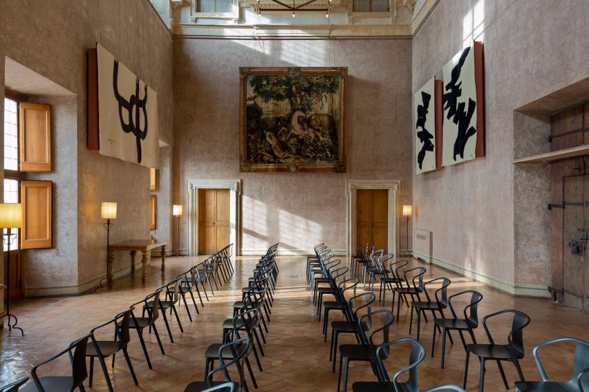 Gran Salón, sede de la Academia Francesa en Roma