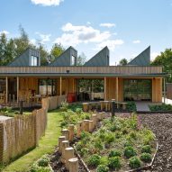 Exterior of Woodlands Day Nursery and Forest School by Feilden Clegg Bradley Studios