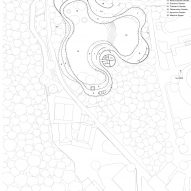 Floor plan of Yashima Mountaintop Park by SUO