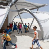 ZHA refugee camp tents