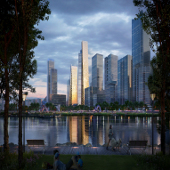 BIG reveals pair of "simple prismatic" skyscrapers in Shenzhen