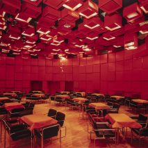 Image of a room with tables and chairs