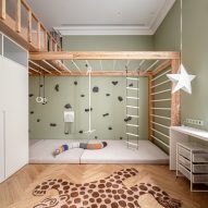 Kids bedroom interior of Ukraine apartment designed by Anastasiia Novikova