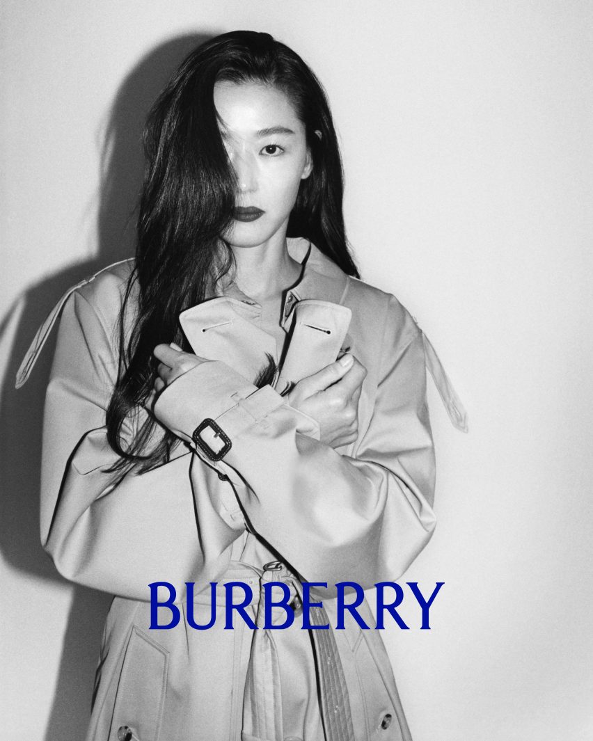 Photo of a model wearing Burberry