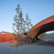 Exterior of Chaohu Natural and Cultural Centre by Change Architects