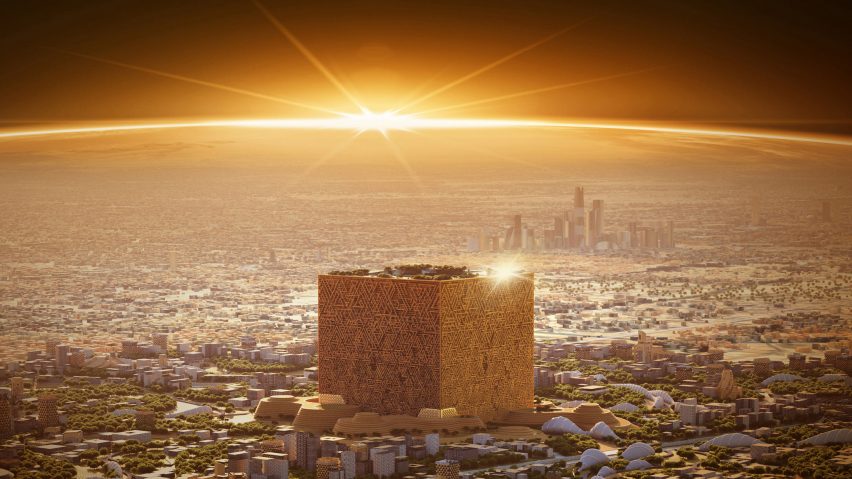 cube skyscraper riyadh saudi arabia mukaab murabba dezeen 2364 hero 3