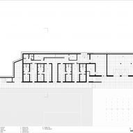Ground floor plan of Fieldhouse sports centre in South Tyrol by MoDus Architects
