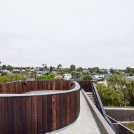 Roof terrace at the Psomas home by Hsu McCullough