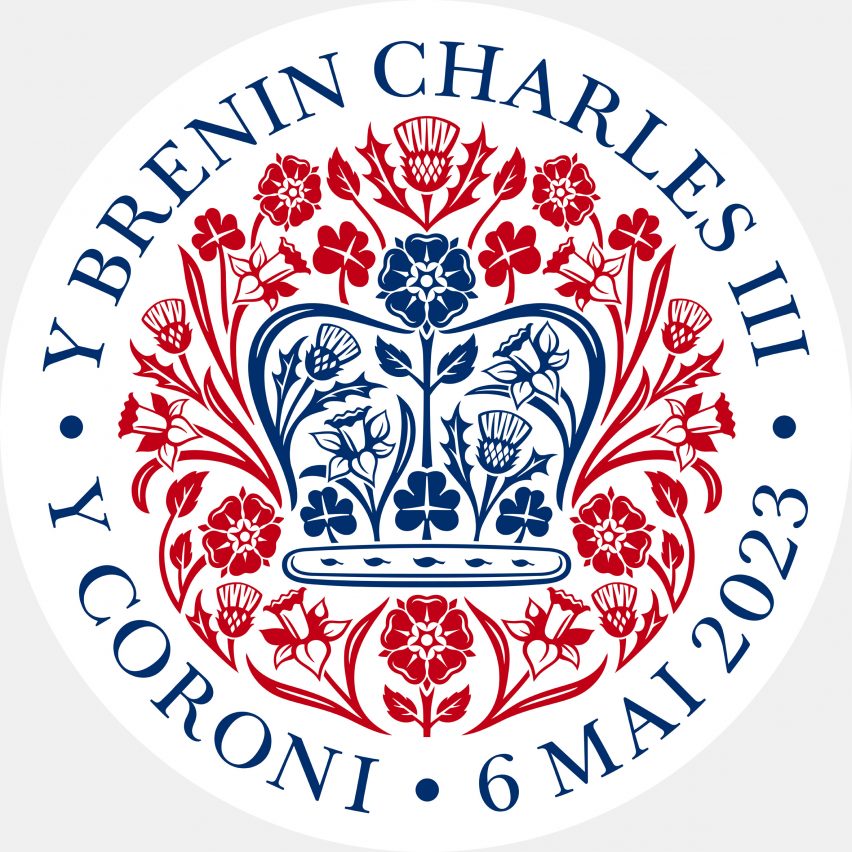 Coronation logo of King Charles III designed by Jony Ive