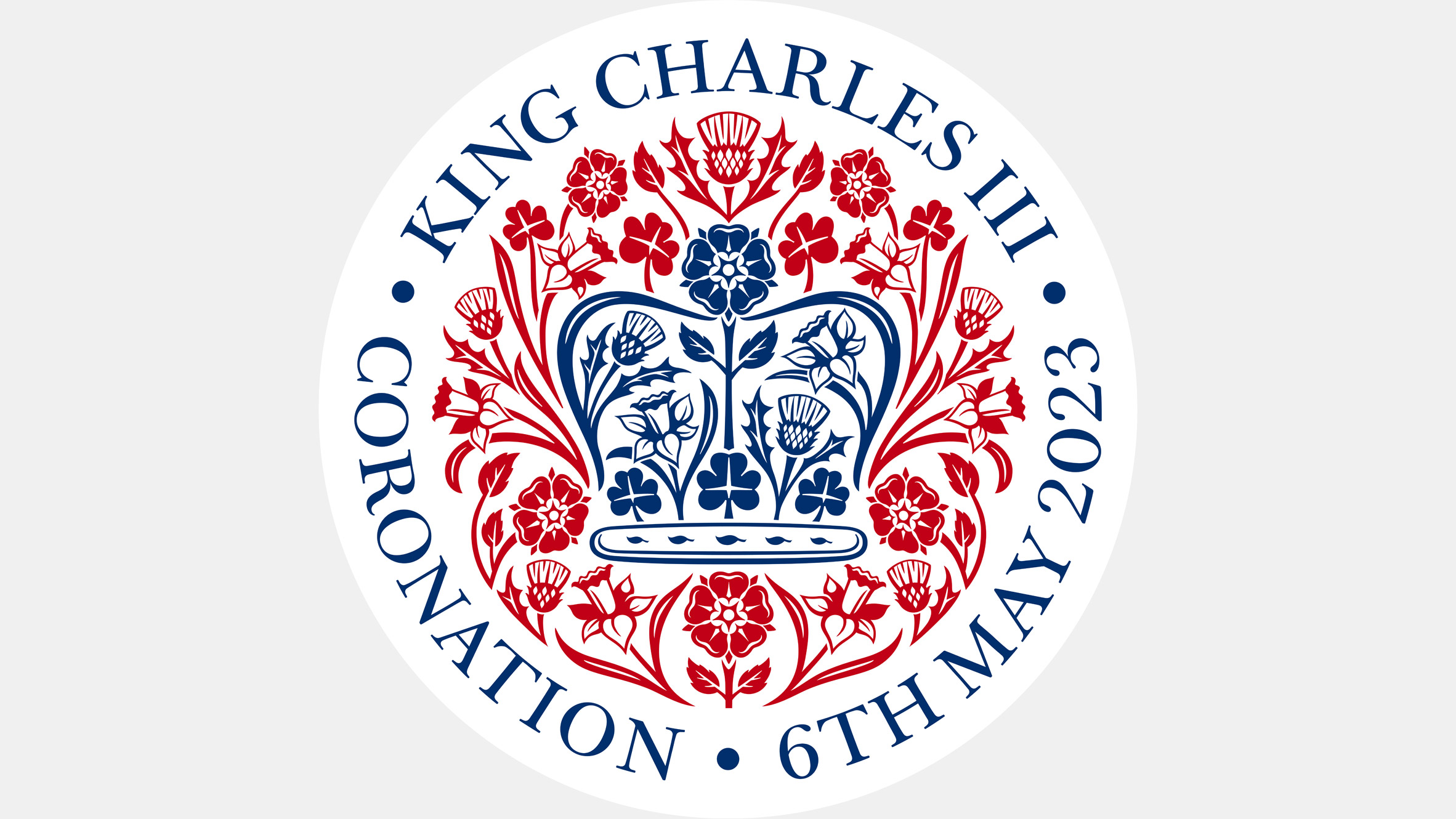 Coronation logo of King Charles III designed by Jony Ive