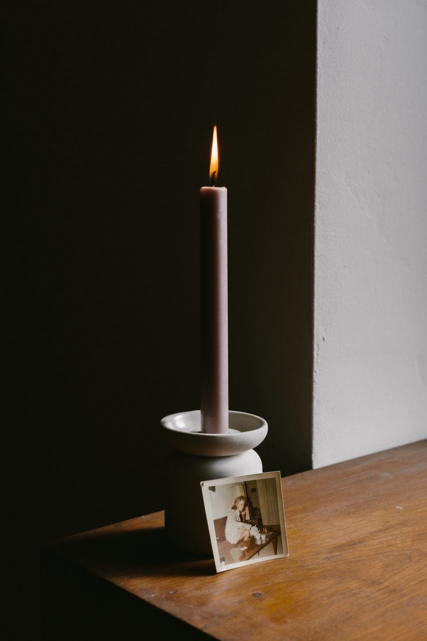 KUNOKAIKU candle with photograph