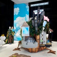Loewe and Studio Ghibli create Selfridges installations informed by Howl's Moving Castle