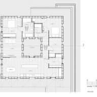 Floor plan of Nest House by Studio Bark