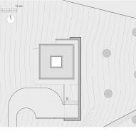 Landscape plan of Nest House by Studio Bark