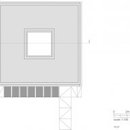 Roof plan of Nest House by Studio Bark