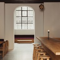 Nikolaj Kunsthal cafe by MEE Studio in Copenhagen