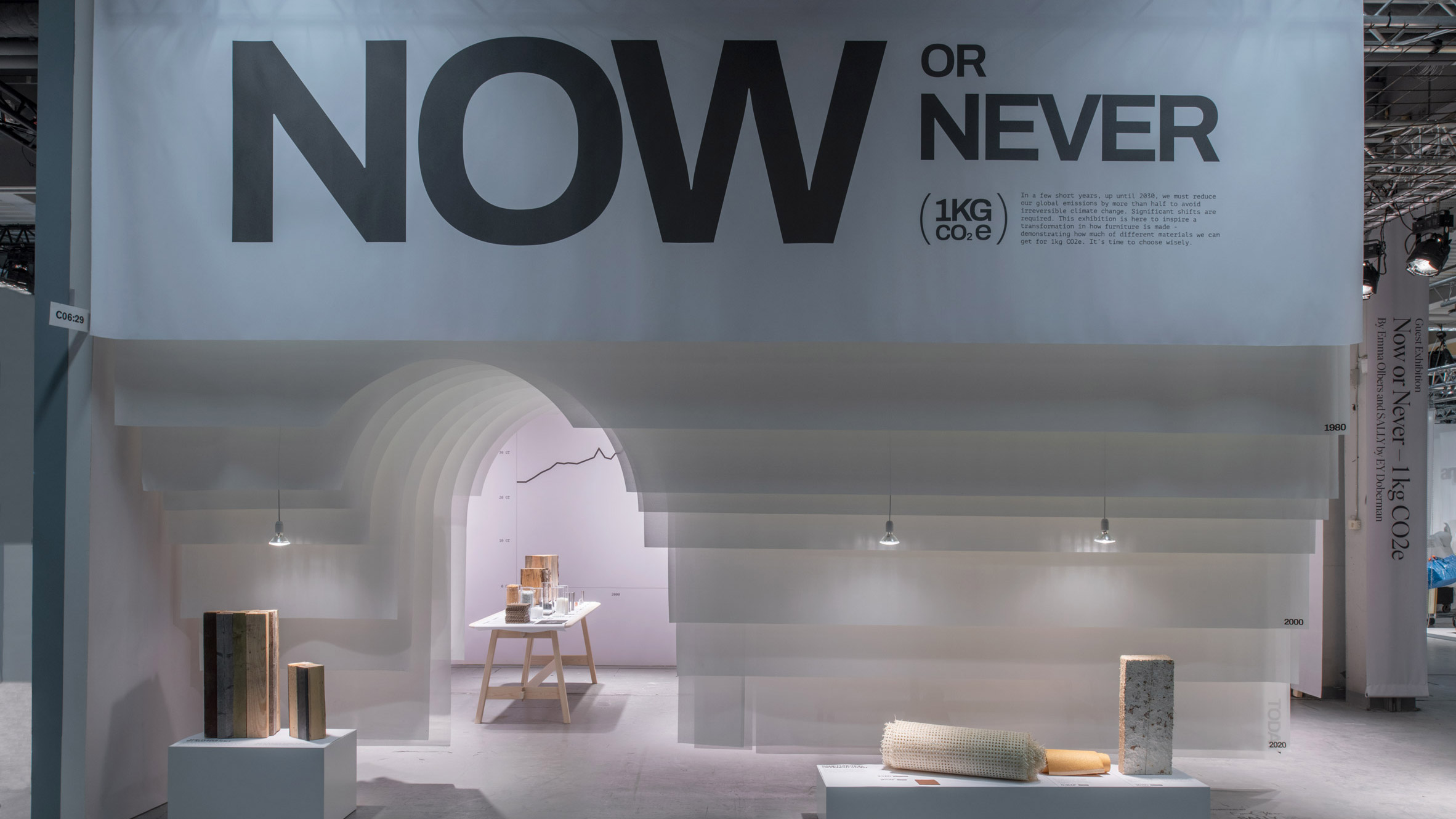 Now or Never exhibition visualises carbon emissions of common 