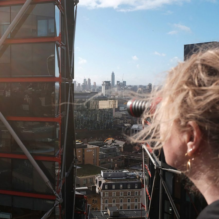 Artist's binoculars let Tate Modern visitors look inside RSH+P's Neo Bankside