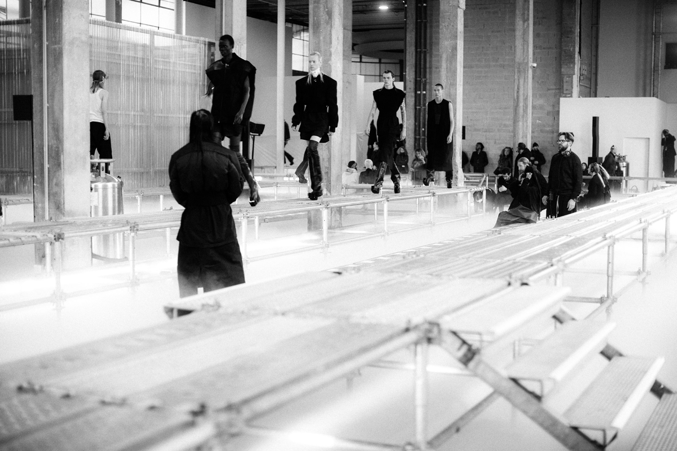 Photo of the Rick Owens show