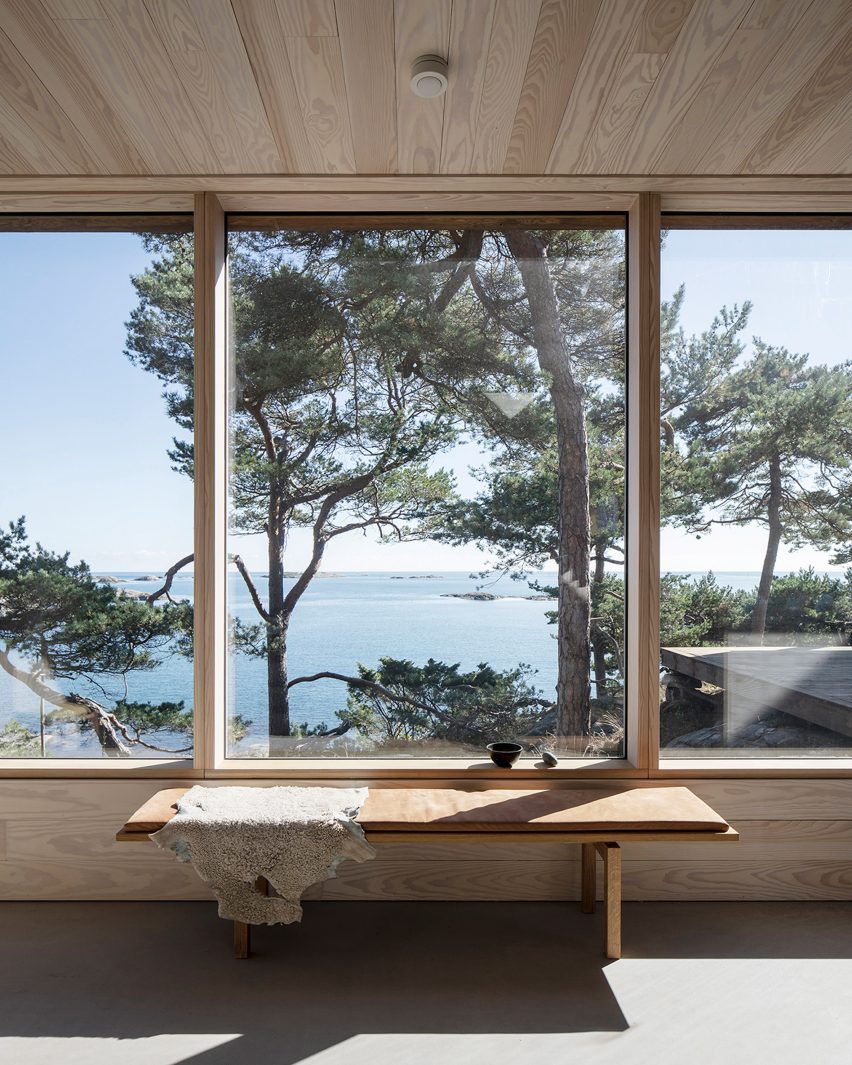 Window seat in house of offcuts by Kolman Boye Architects