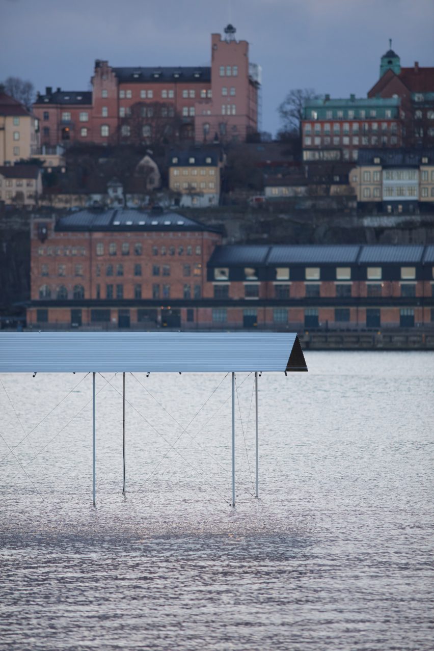 Shelter installation by Daniel Rybakken in Stockholm