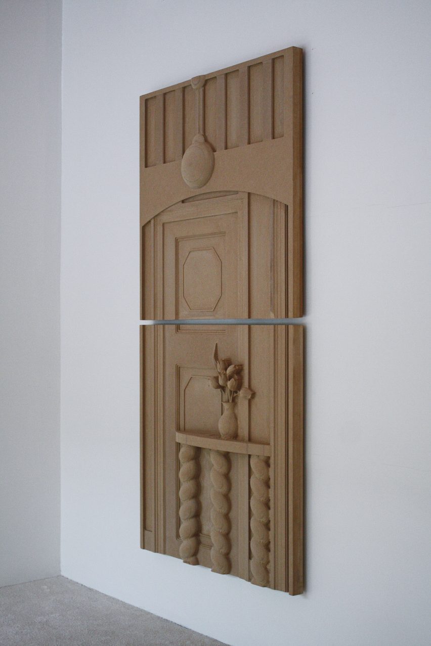 Wood relief Christoffer Jansson