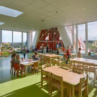 Interior of Větrník Kindergarten in Czech Republic by Architektura