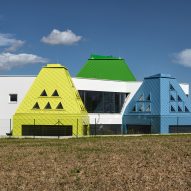 Exterior of Větrník Kindergarten in Czech Republic by Architektura