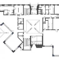 Ground floor plan of Větrník Kindergarten in Czech Republic by Architektura