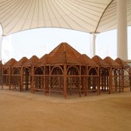 Yasmeen Lari creates bamboo pop-up mosques for Islamic Arts Biennale