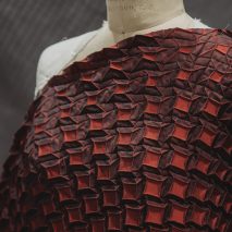 Photo of fabric on a model