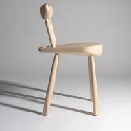 Abhito birch wood chair by Ca'lyah