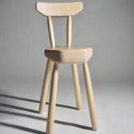 Abhito birch wood chair by Ca'lyah