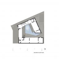 Ground floor plan of the Star House by Atelier Gratia