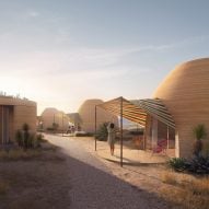 BIG and ICON design 3D-printed campground hotel in Marfa