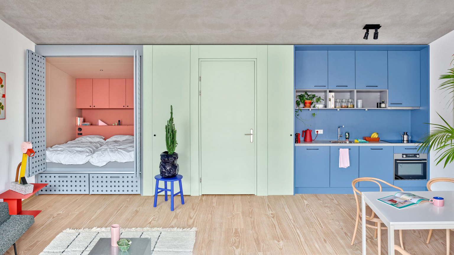 Amsterdam apartment block features cupboard bedrooms