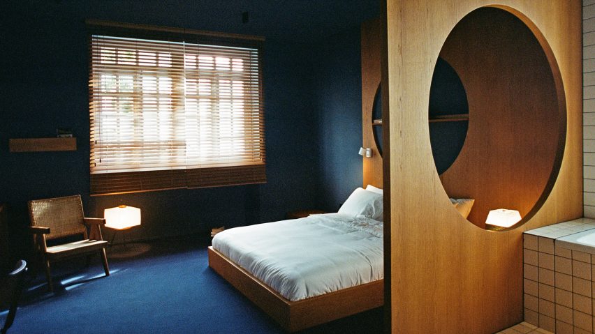 A guest room inside Blueberry Nights