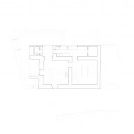 Ground floor plan of Casa Caldeira by Filipe Pina