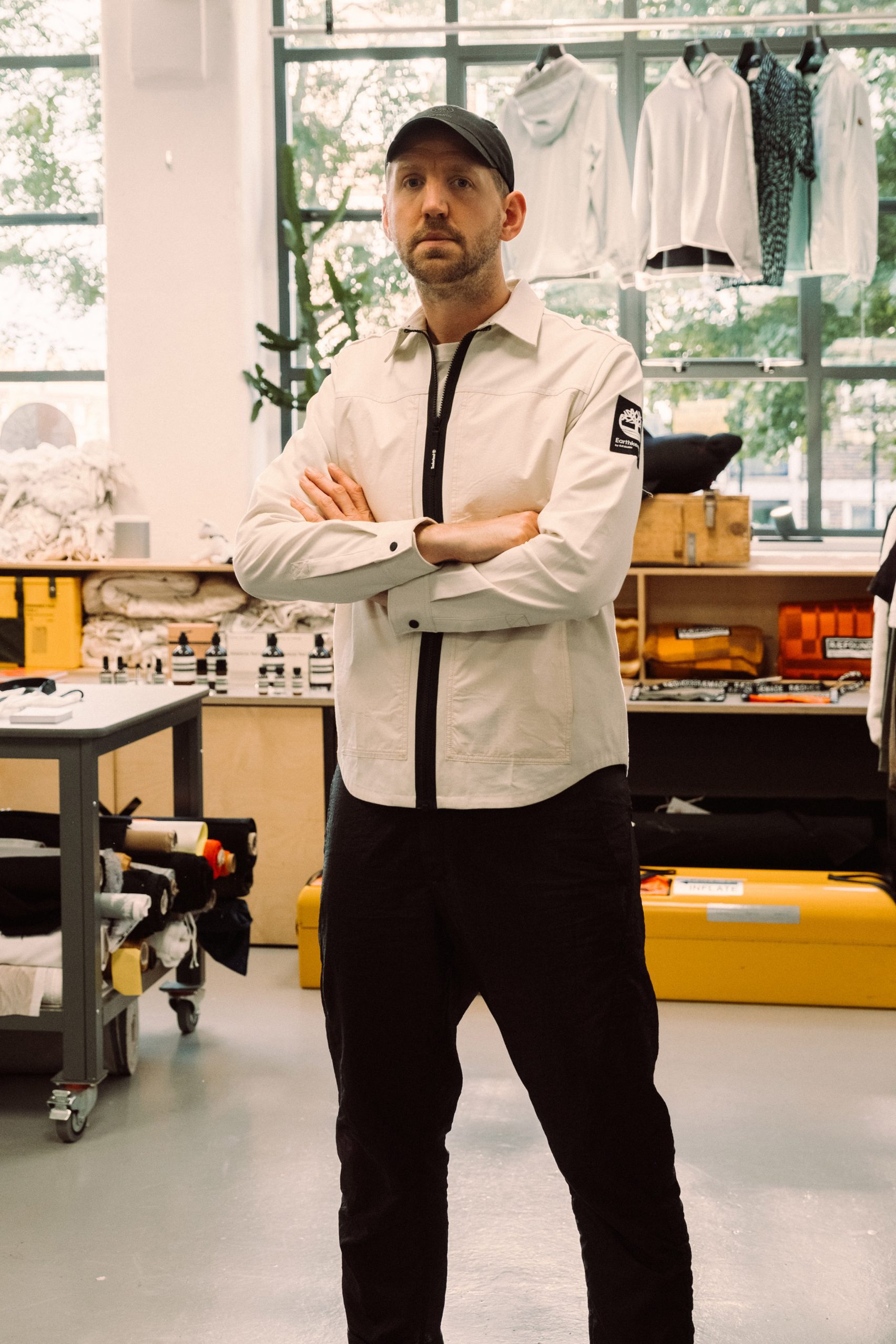 Christophe Raeburn in his studio