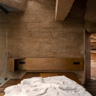 Interior of Chuzhi house in India by Wallmakers