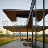 Horses a "constant visual presence" at Black Fox Ranch by CLB Architects