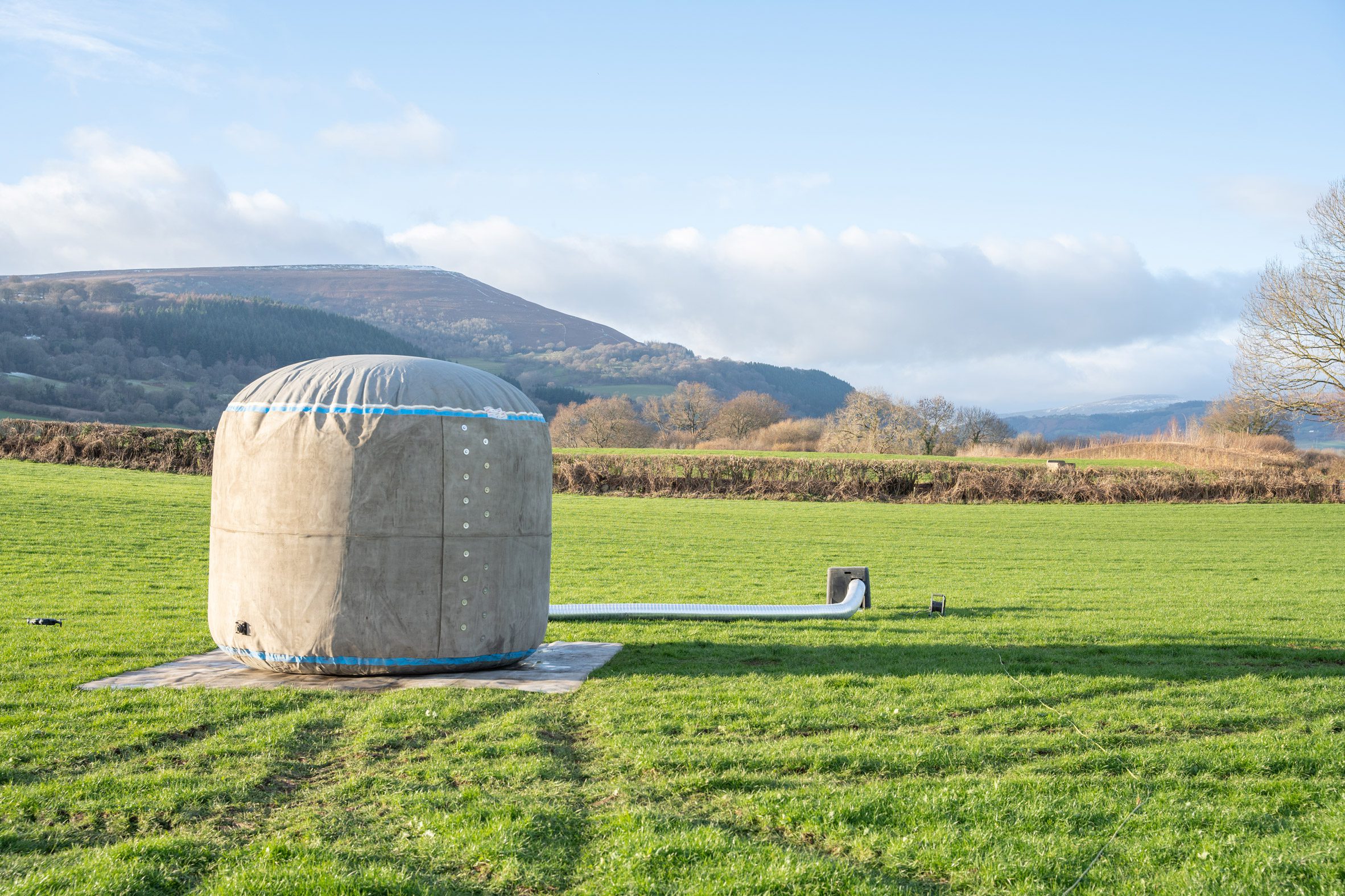 The exterior of Deploy water storage