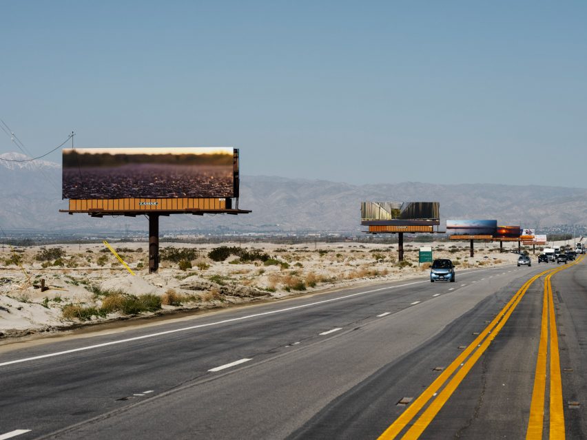 Desert X Tire Nichols billboards